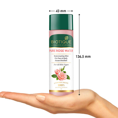 Biotique Vitamin C Correcting and Brightening Non Greasy Face Cream, 50g & Biotique Bio Rose Pore Tightening Toner With Himalayan Water For All Skin Type 120 Ml